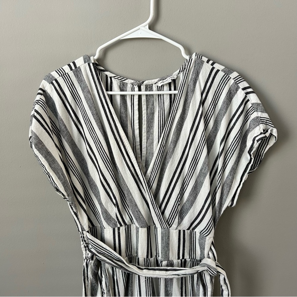 American Eagle Stripped Jumpsuit